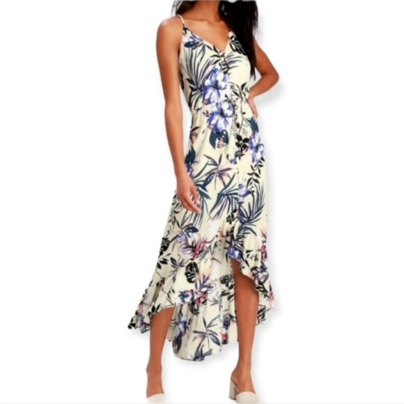 Lulus Pura Vida High-low Midi - Picture 3 of 7